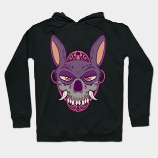 bunny and skeleton Hoodie